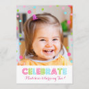 Search for colourful confetti invitations Chic