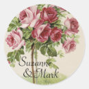 Search for vintage wedding stickers Roses