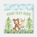 Recherche de animaux de forêt magnets Baby shower
