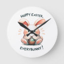 Recherche de joyeuses pâques horloges Lapin