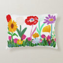Recherche de fleur colorée coussins Feuilles