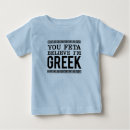 Search for greek baby shirts Pride