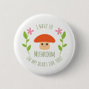 Recherche de champignons badges Kawaii