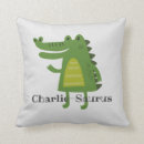 Recherche de dinosaure enfant coussins Vert