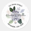 Search for floral round return address labels Garden