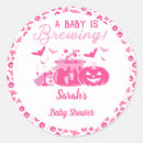Recherche de chaudron autocollants Baby shower halloween