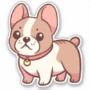 Search for cartoon french bulldog stickers Animal
