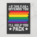 Recherche de drapeau lgbt cartes postales Mois