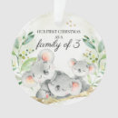 Search for family of 3 ornaments Christmas for family