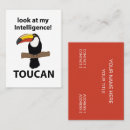 Recherche de toucan cartes visite Mignon
