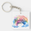 Search for adventure awaits keychains Wanderlust