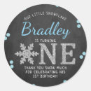 Search for snowflake birthday stickers Blue