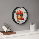 Search for cute fruits clocks Apple