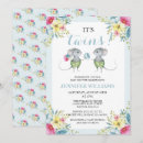 Recherche de garçons jumeaux invitations Floral