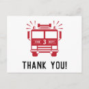Search for fire engine thank you cards Modern