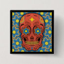 Search for sugar skull buttons Calavera