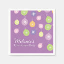 Search for purple christmas napkins Pastel