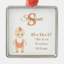 Recherche de date de naissance ornements Poids