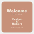 Search for welcome box stickers Bride