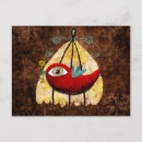 Search for red key postcards Bird