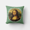 Search for mona lisa pillows Leonardo da vinci