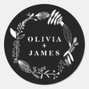 Search for floral illustration stickers Black