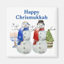 Search for hanukkah magnets Snowman