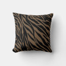 Search for brown zebra pillows Black