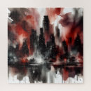 Recherche de paysage urbain puzzles Abstrait