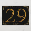 Search for 29th birthday invitations Black