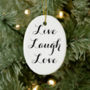 Search for laugh ornaments Live laugh love