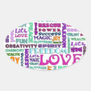 Search for positive words stickers Peace