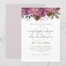 Search for rose border wedding invitations Boho