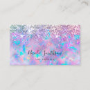 Search for purple glitter business cards Aesthetician