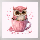 Search for cute owls posters Hearts