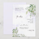Search for dreamy wedding invitations Greenery