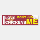 Search for love chickens bumper stickers Farm