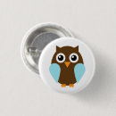Recherche de hibou drôle badges Oiseau