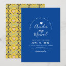 Search for mediterranean blue invitations Simple