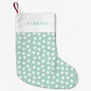 Search for mint green christmas stockings Pastel