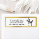 Search for baby safari return address labels Zebra