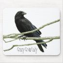Search for crows mousepads Black