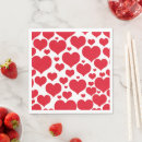 Search for valentines paper napkins Hearts