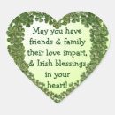 Search for irish heart stickers Blessing