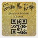 Search for glitter save the date stickers Gold