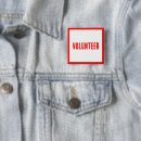 Recherche de blanc rouge badges Bénévole