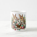 Search for painted easter eggs mugs Bunny