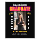 Search for high school graduation posters Black and gold