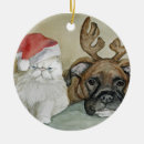 Search for boxer ornaments Santa