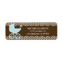 Search for polka dot return address labels Elegant
